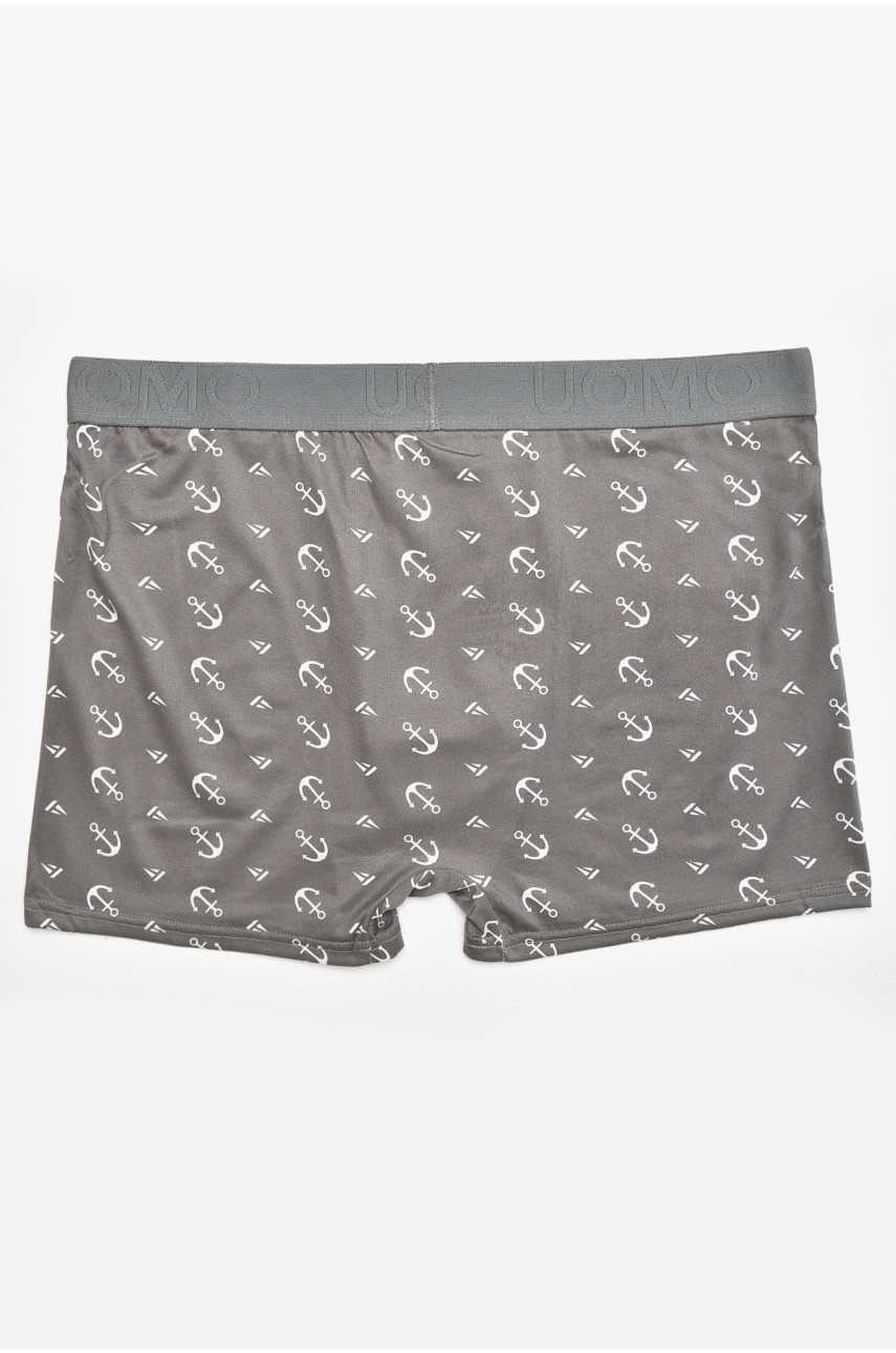 Боксеры мужские серого цвета с принтом Z086D 211778