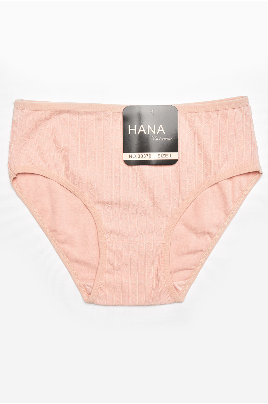 Трусы женские полубатальные бежевого цвета 38370 211779