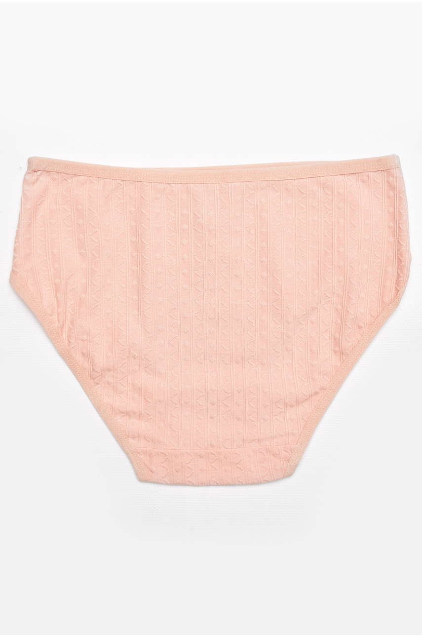 Трусы женские полубатальные бежевого цвета 38370 211779