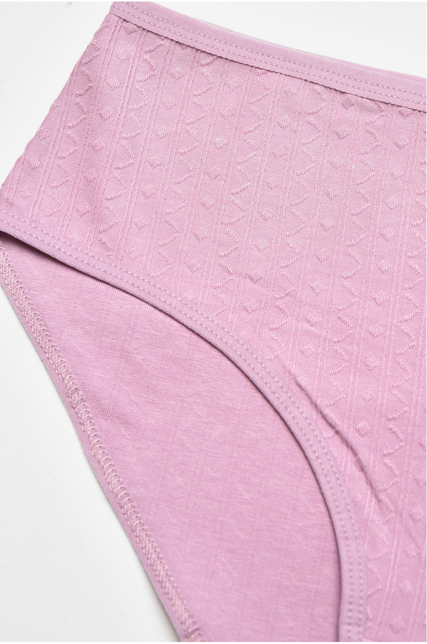 Трусы женские полубатальные фиолетового цвета 38370 211781