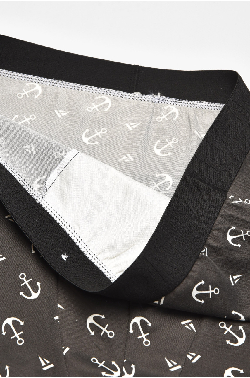 Боксеры мужские черного цвета с принтом Z086D 211785