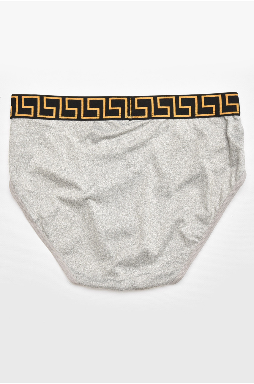 Трусы мужские однотонные серого цвета B3940 211793