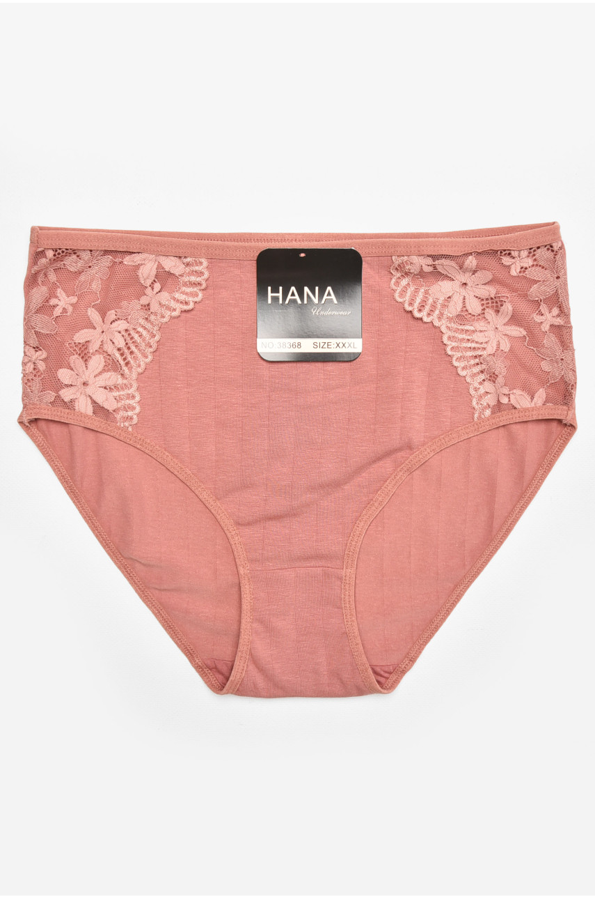 Трусы женские полубатальные розового цвета 38368 211795