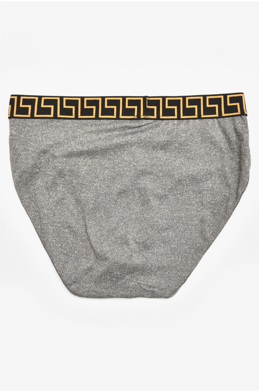 Трусы мужские однотонные тёмно-серого цвета B3940 211798