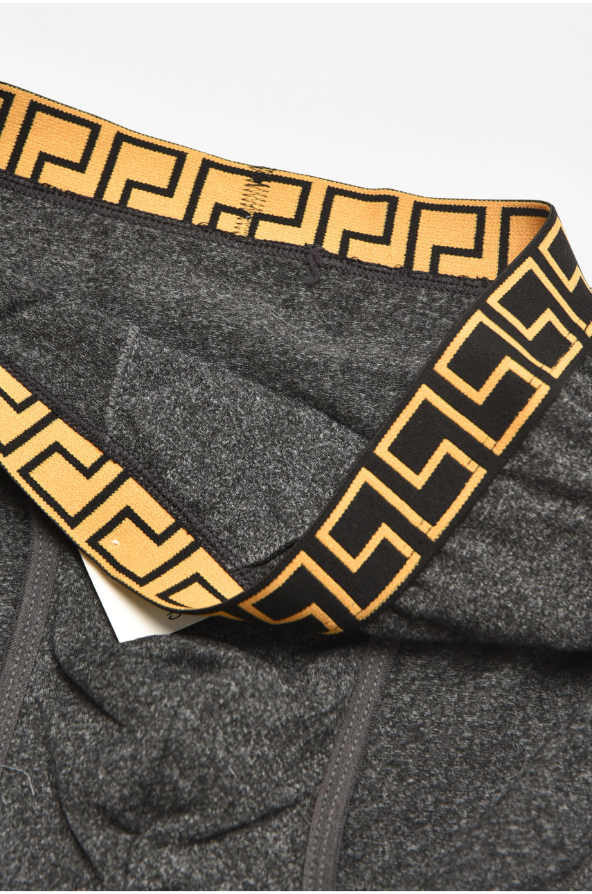 Трусы мужские однотонные тёмно-серого цвета B3940 211799