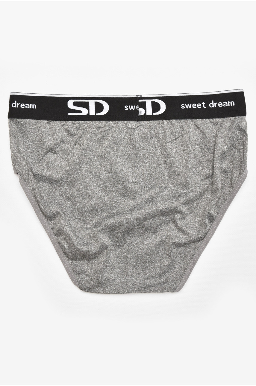 Трусы мужские однотонные серого цвета B3234 211801