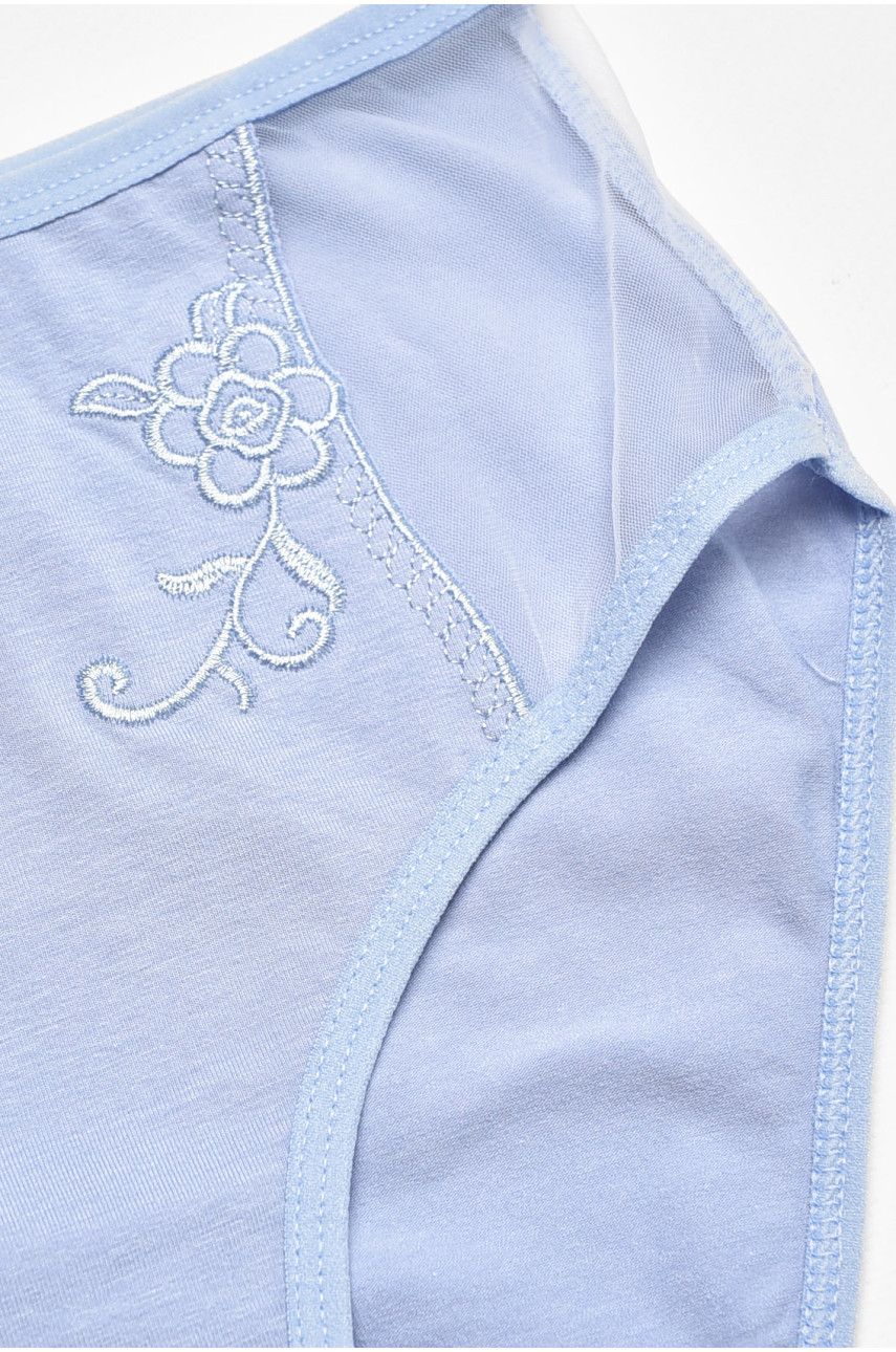 Трусы женские полубатальные синего цвета 38361 211805 Трусы женские полубатальные синего цвета 38361 211805