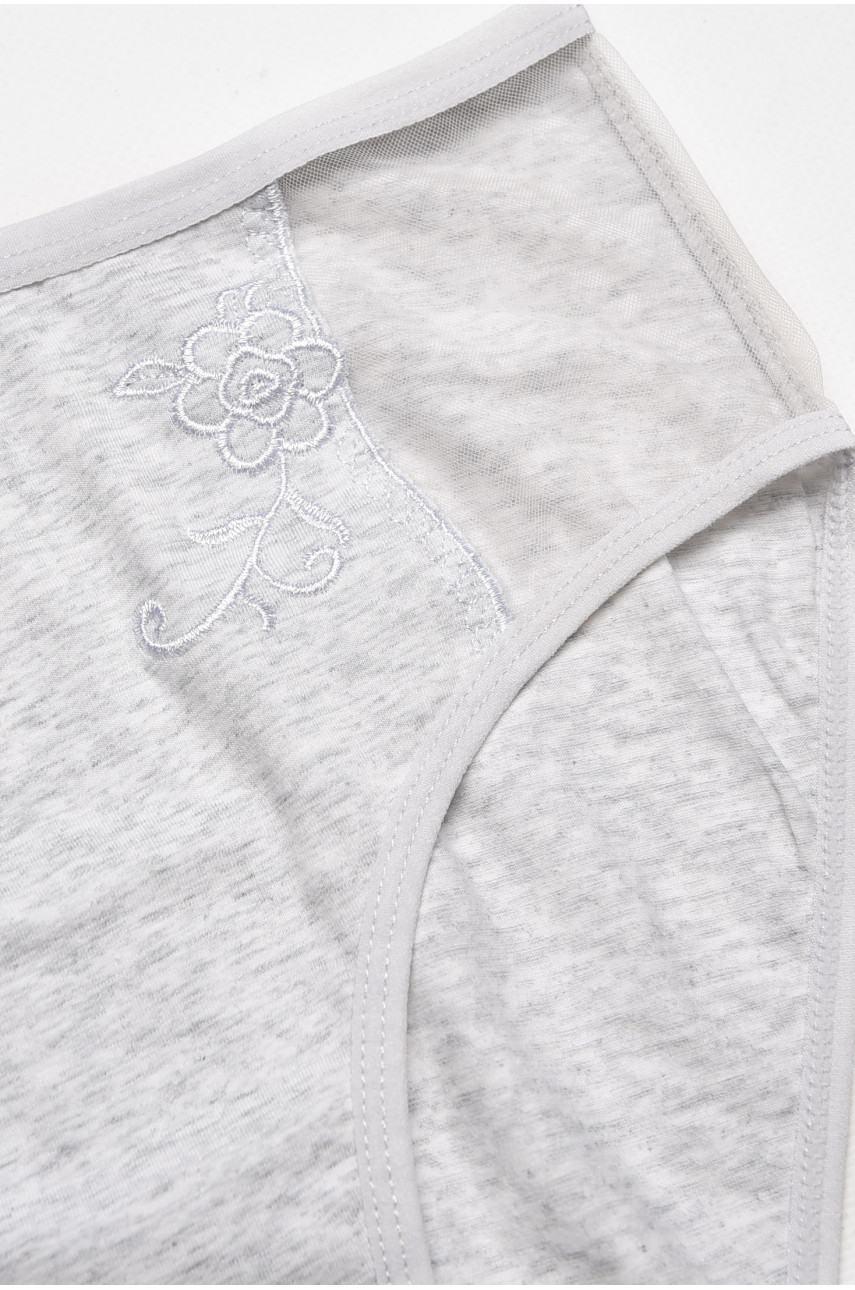 Трусы женские полубатальные серого цвета 38361 211808 Трусы женские полубатальные серого цвета 38361 211808