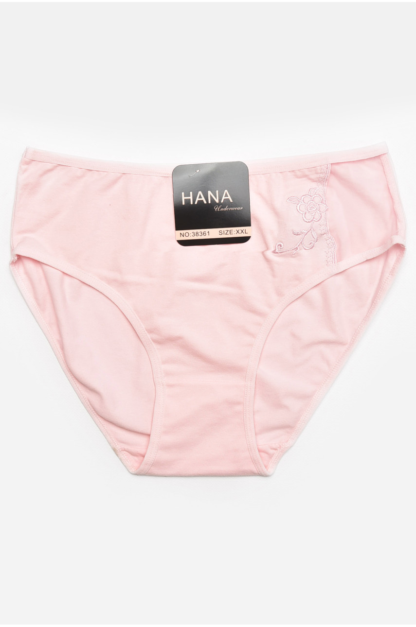 Трусы женские полубатальные светло-розового цвета 38361 211809