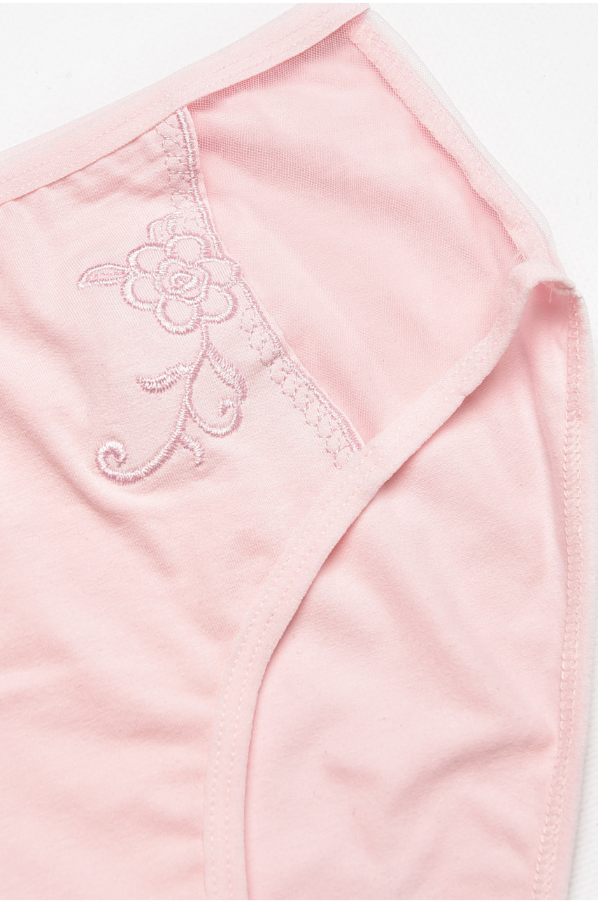 Трусы женские полубатальные светло-розового цвета 38361 211809 Трусы женские полубатальные светло-розового цвета 38361 211809