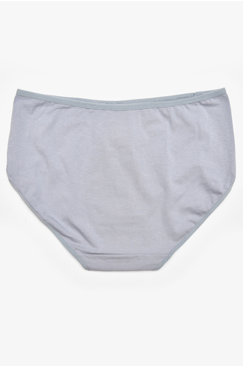 Трусы женские полубатальные синего цвета 38392 211818