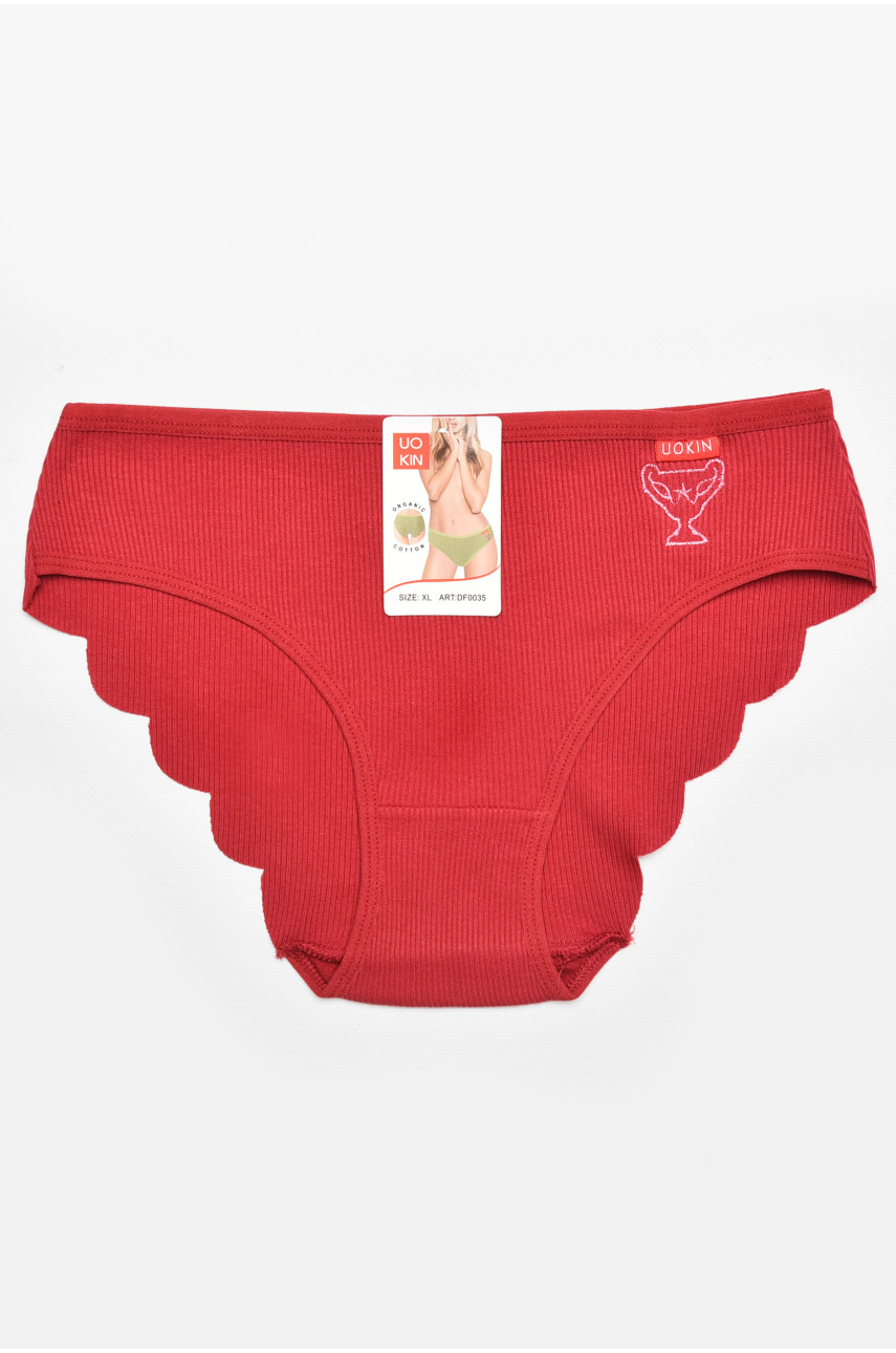 Трусы женские красного цвета 0035 211819