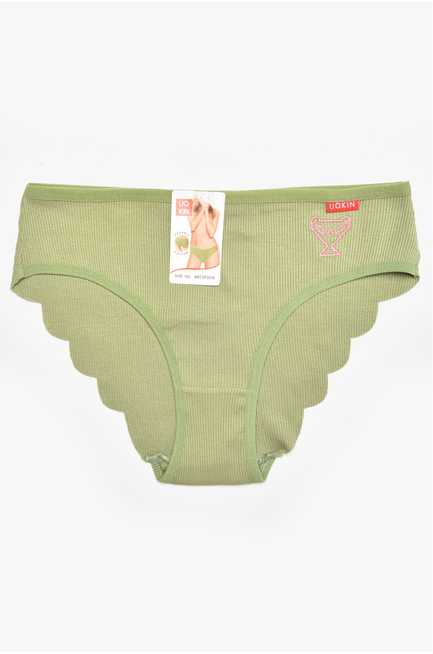 Трусы женские зеленого цвета 0035 211820