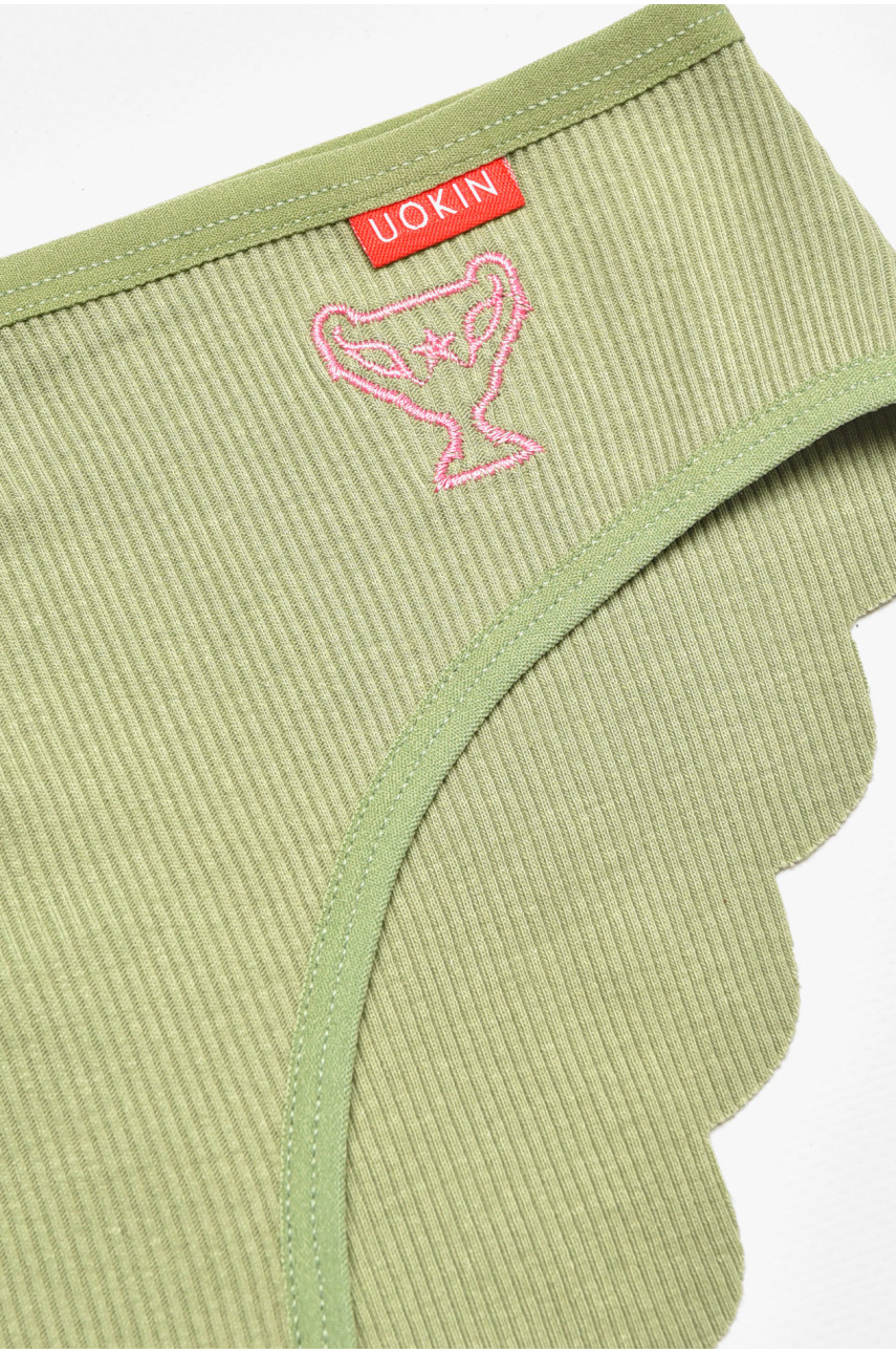 Трусы женские зеленого цвета 0035 211820