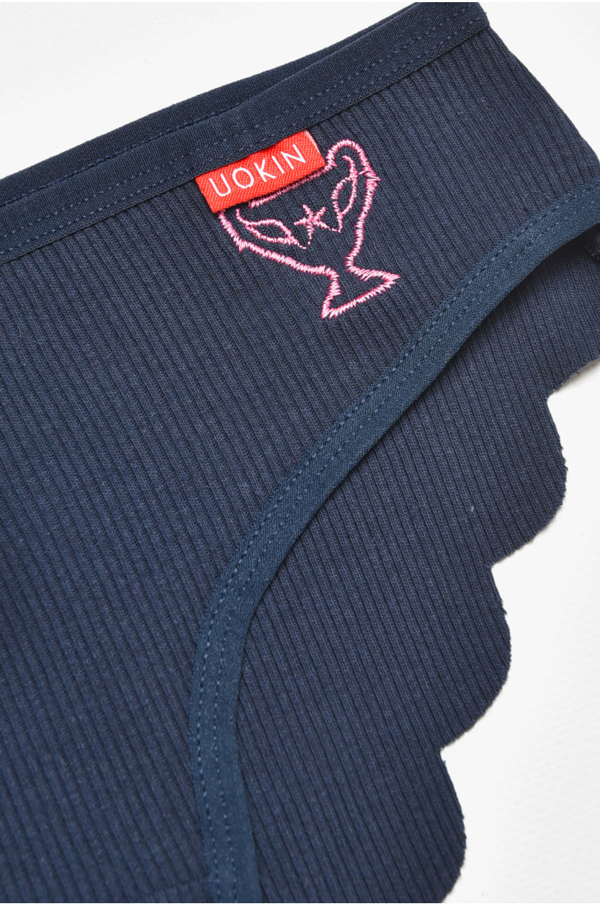 Трусы женские темно-синего цвета 0035 211822
