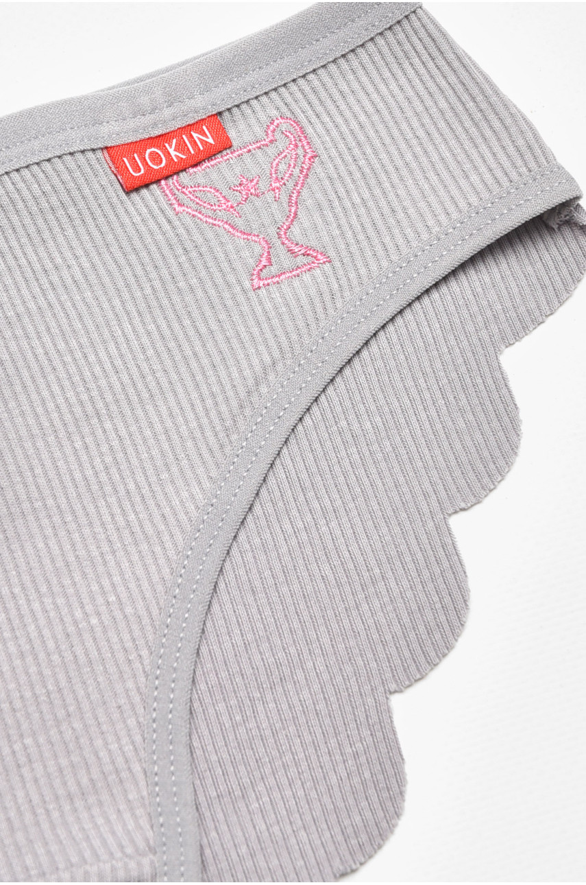 Трусы женские серого цвета 0035 211823