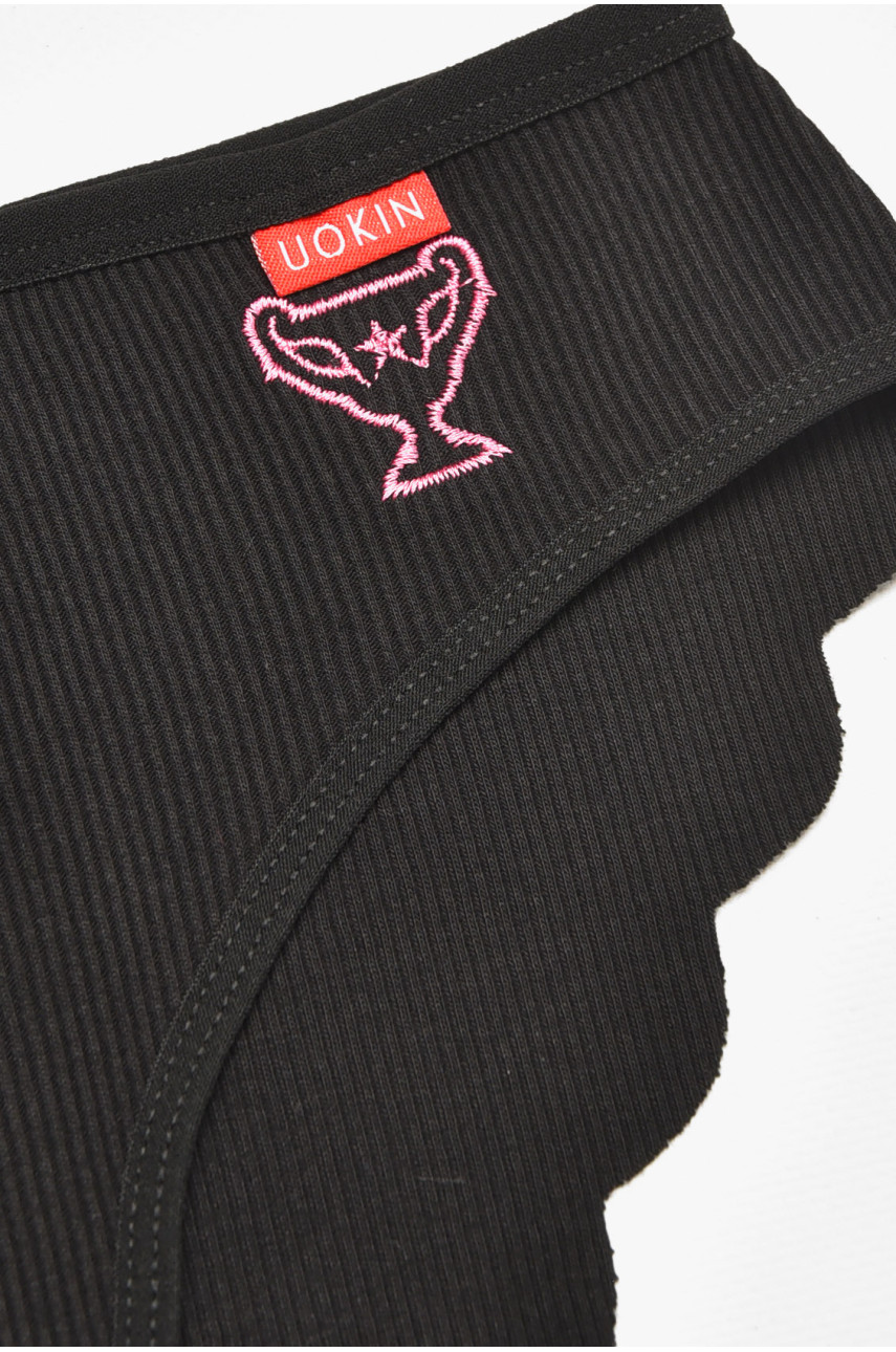 Трусы женские черного цвета 0035 211824