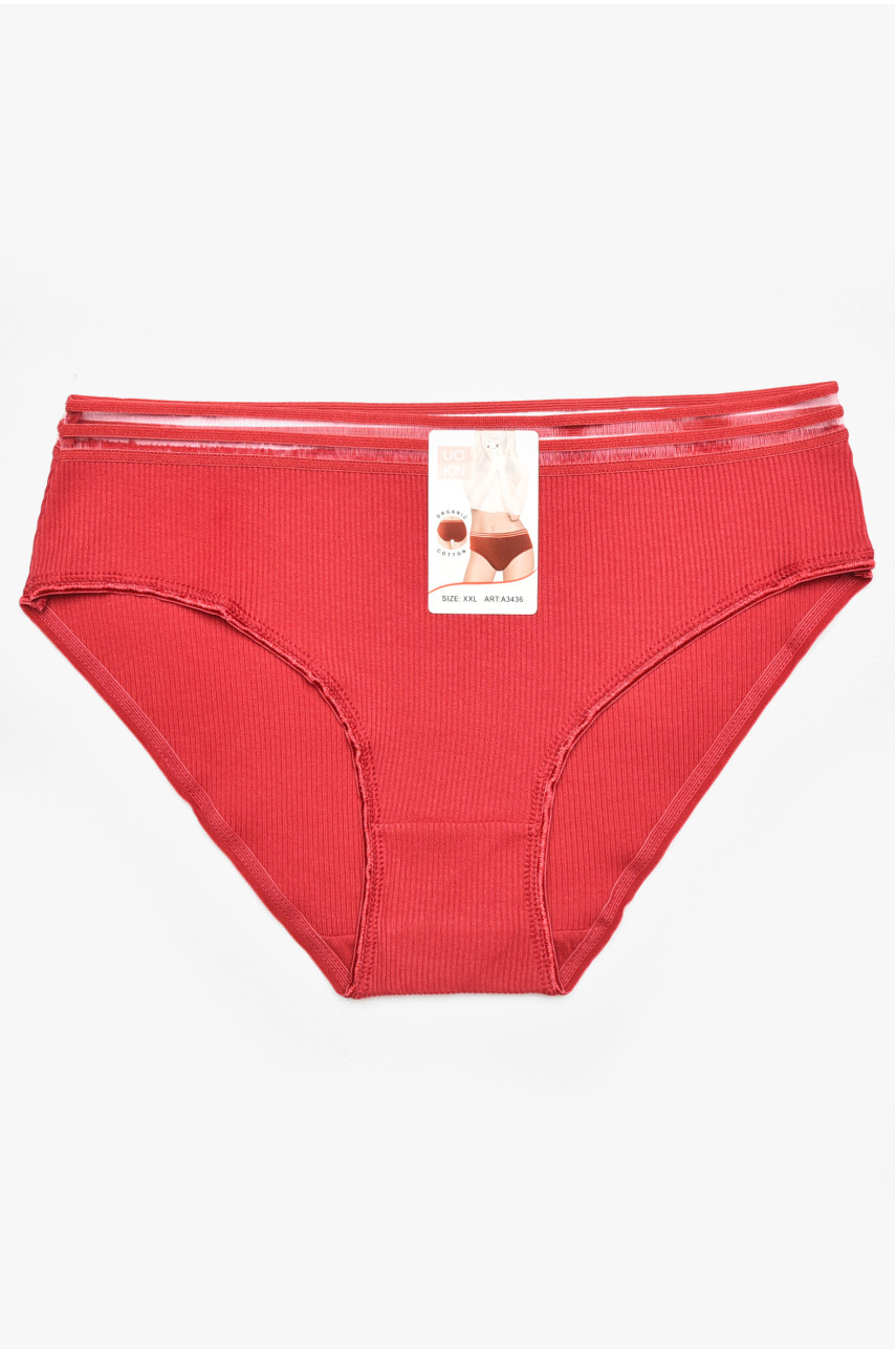 Трусы женские красного цвета 3436 211829