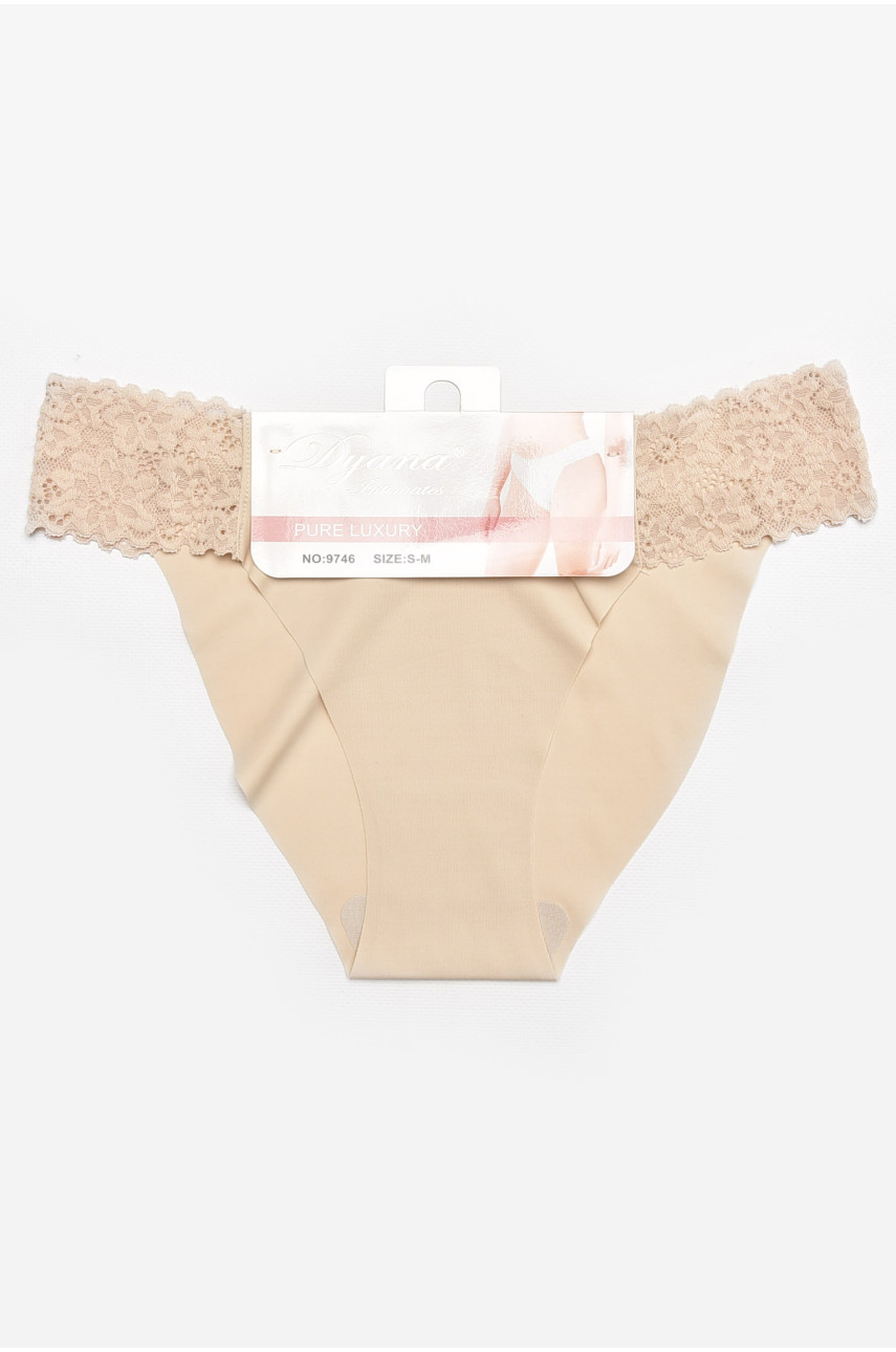 Трусы женские бежевого цвета 9746 211835