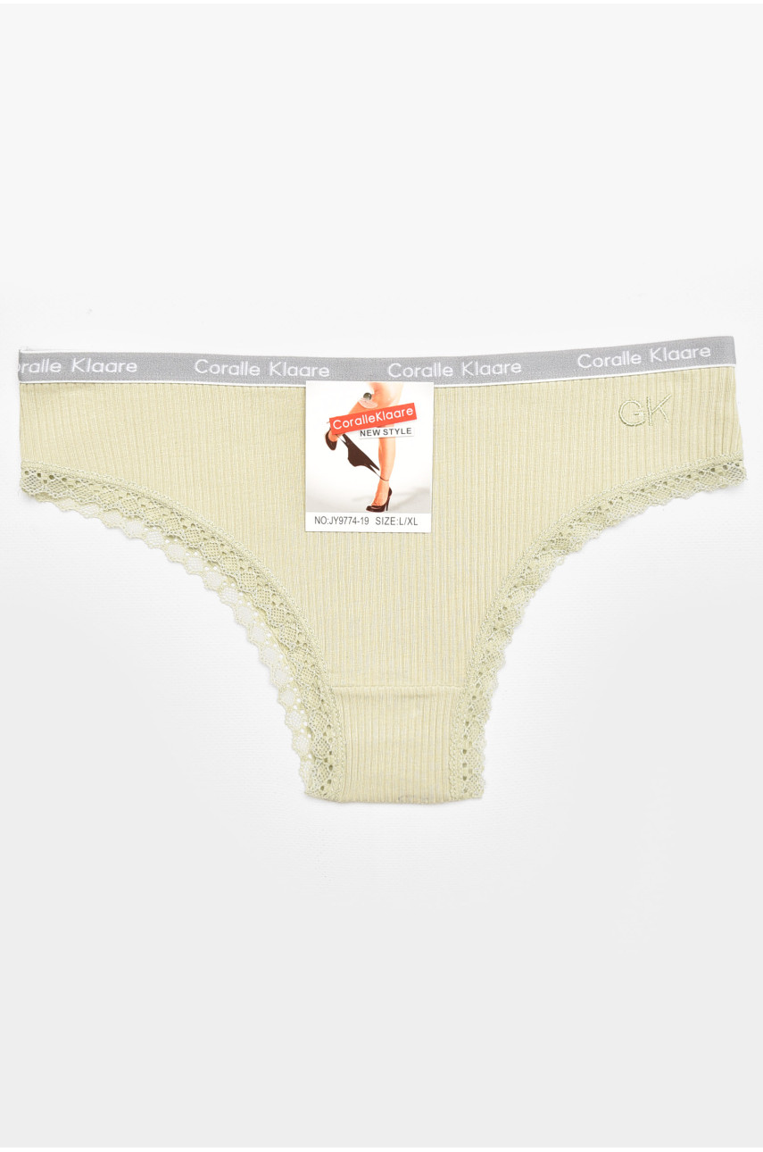 Трусы женские зеленого цвета 9774-19 211838