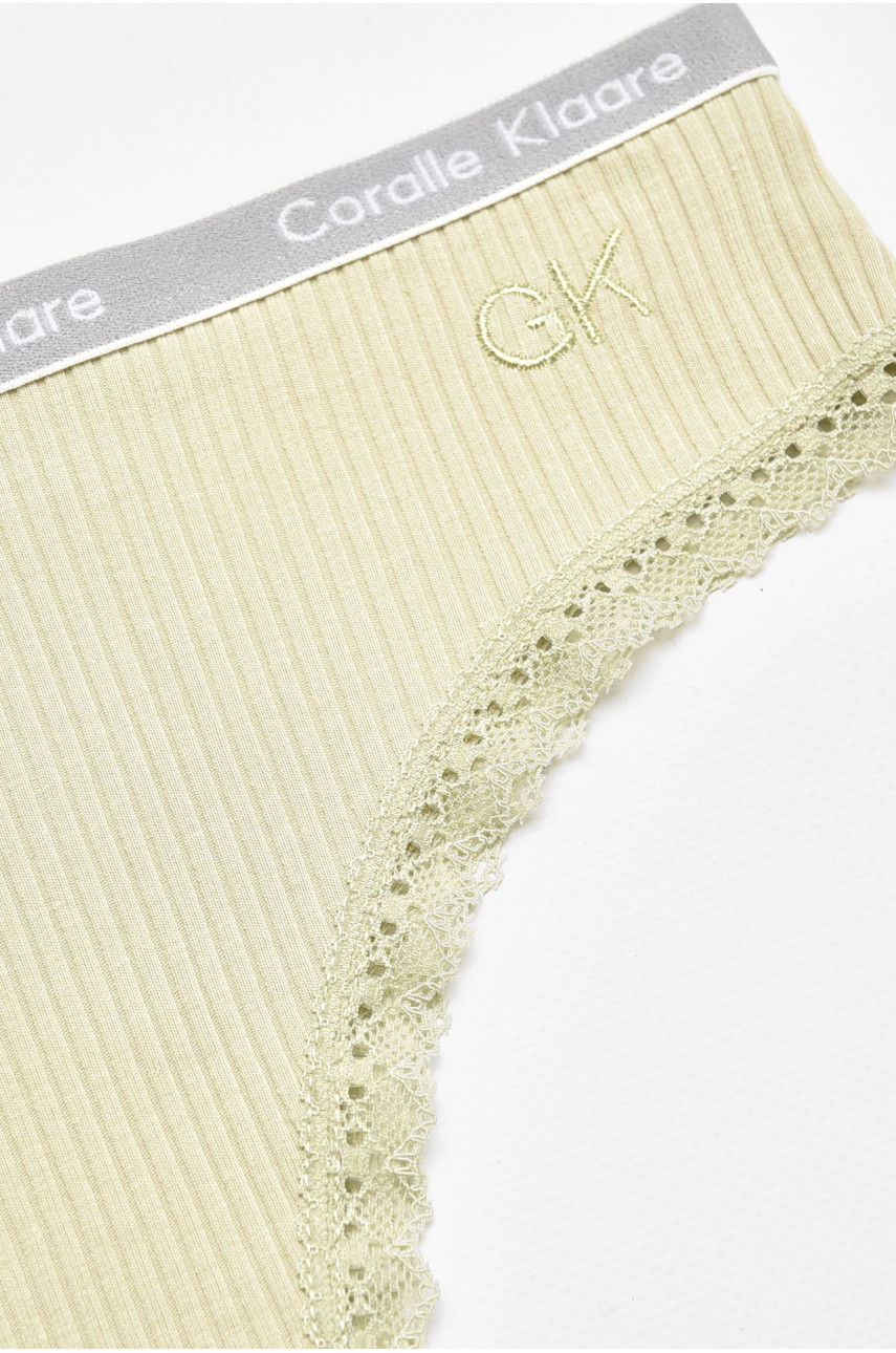 Трусы женские зеленого цвета 9774-19 211838