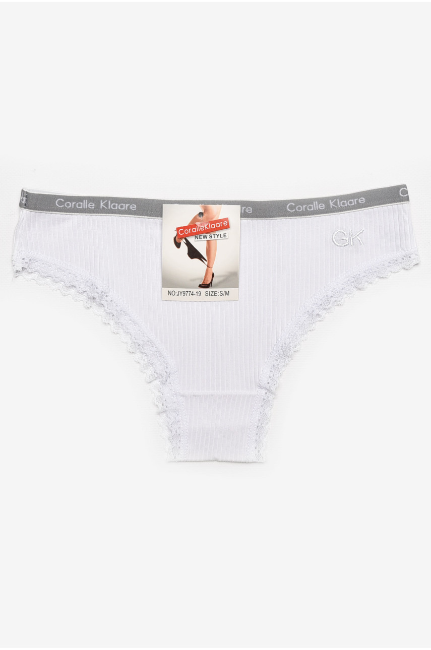 Трусы женские белого цвета 9774-19 211840