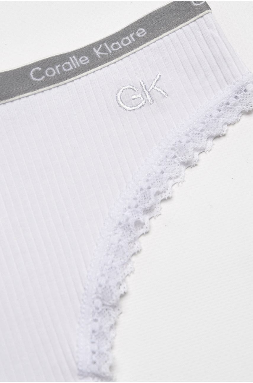 Трусы женские белого цвета 9774-19 211840
