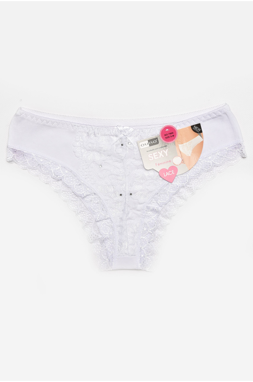 Трусы женские белого цвета 7900 211843