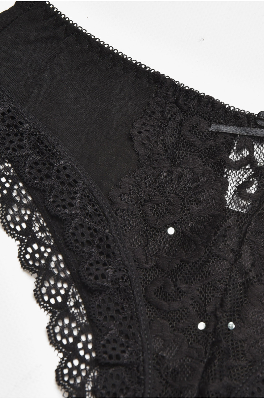 Трусы женские черного цвета 7900 211844