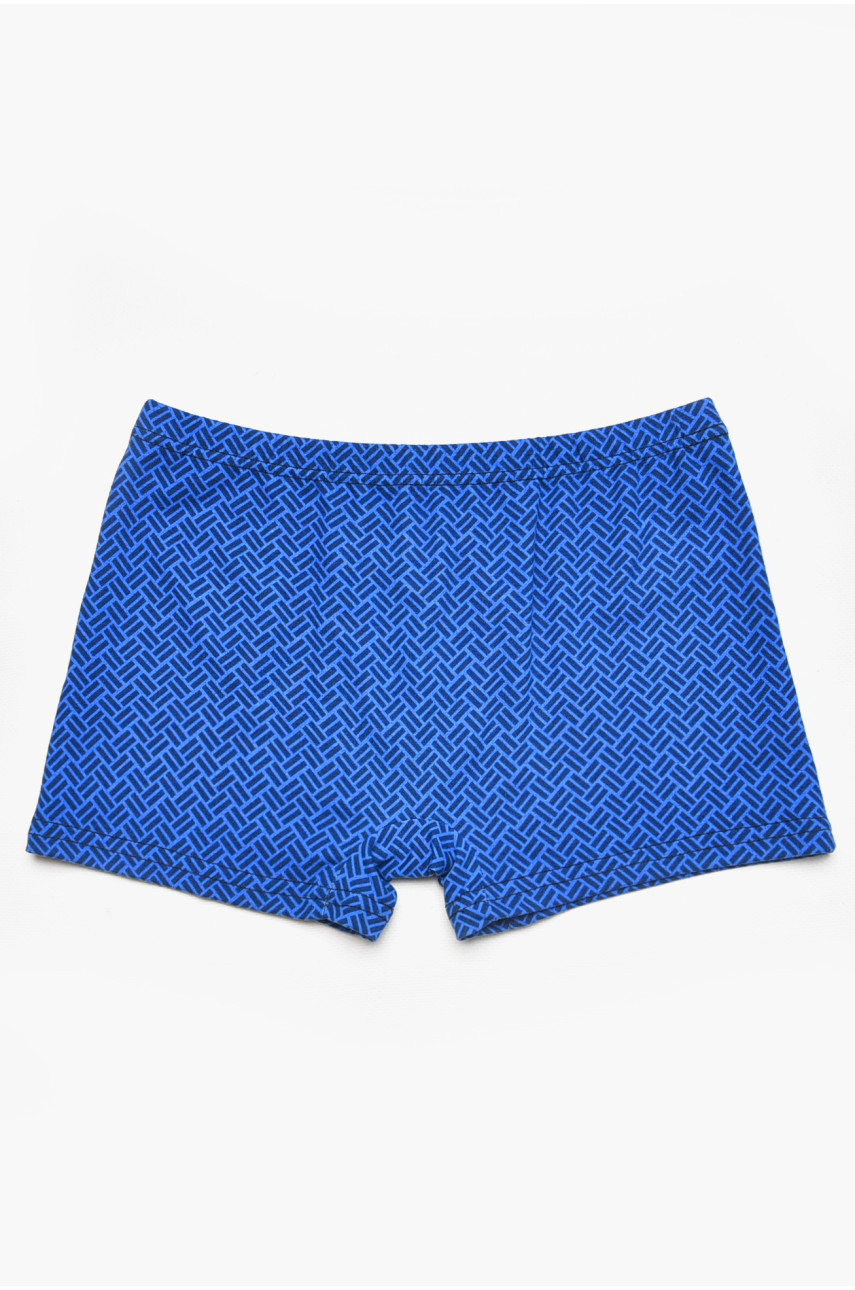 Боксери дитячі для хлопчика синього кольору з принтом Y6361 211847