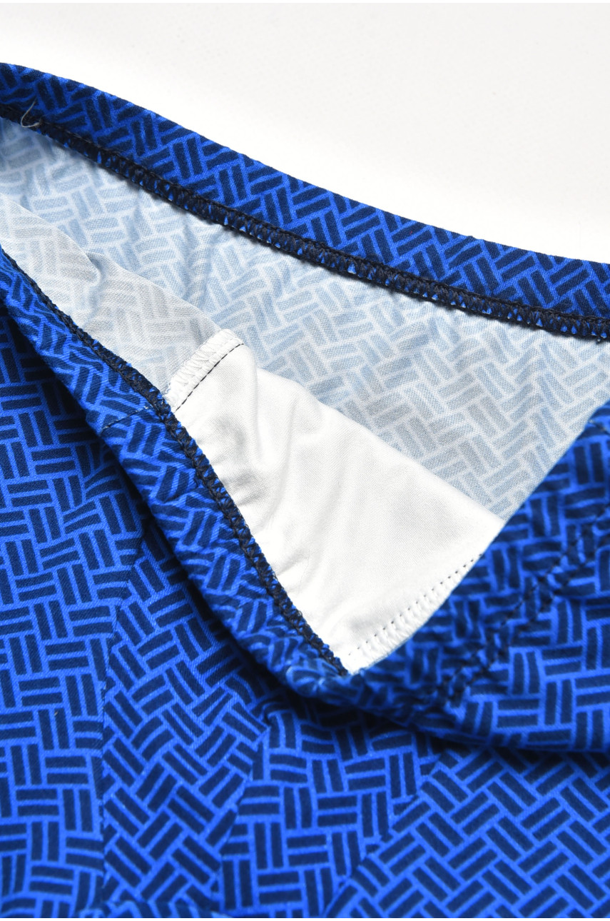 Боксери дитячі для хлопчика синього кольору з принтом Y6361 211847