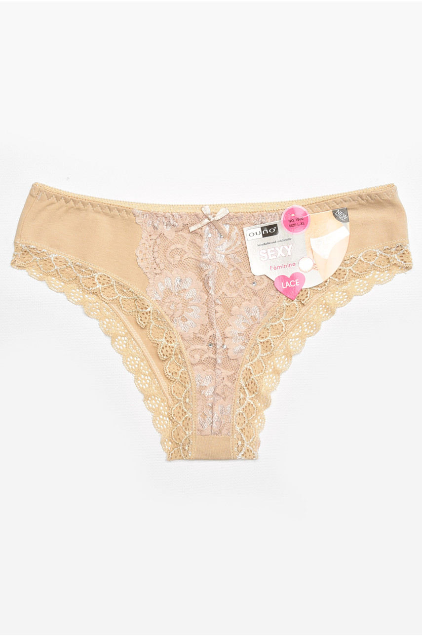 Трусы женские бежевого цвета 7900 211848