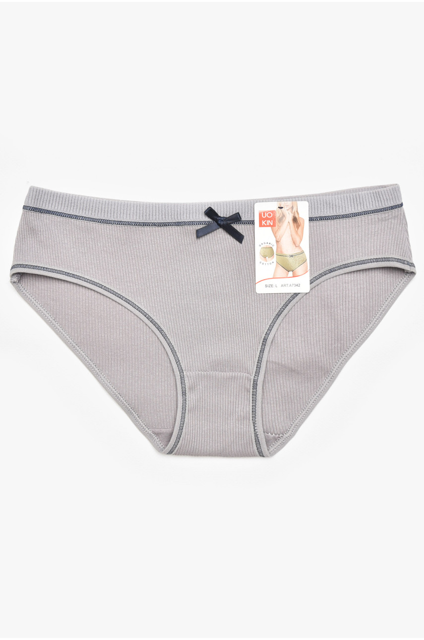 Трусы женские серого цвета 7342 211853