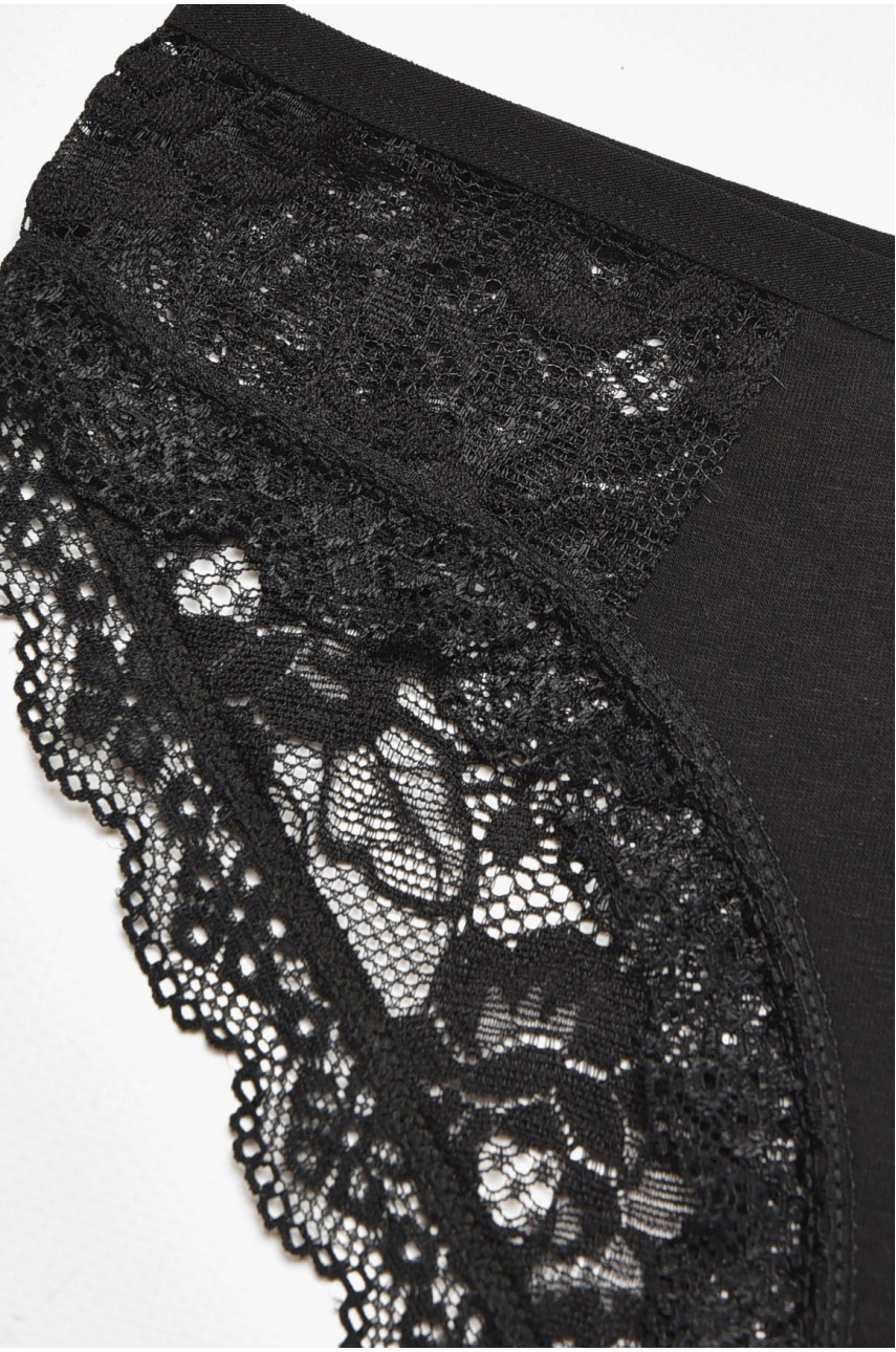 Трусы женские черного цвета 0311 211855