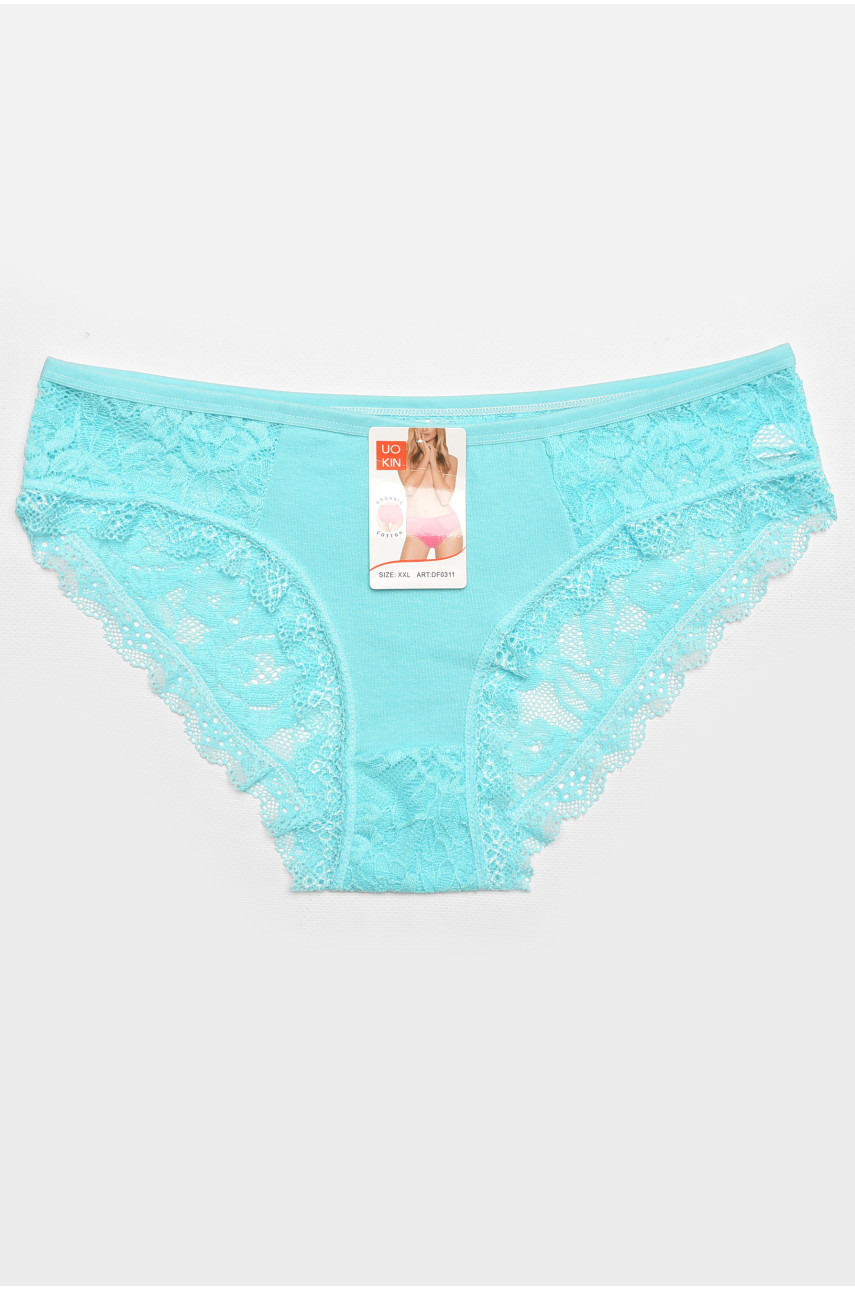 Трусы женские бирюзового цвета 0311 211857