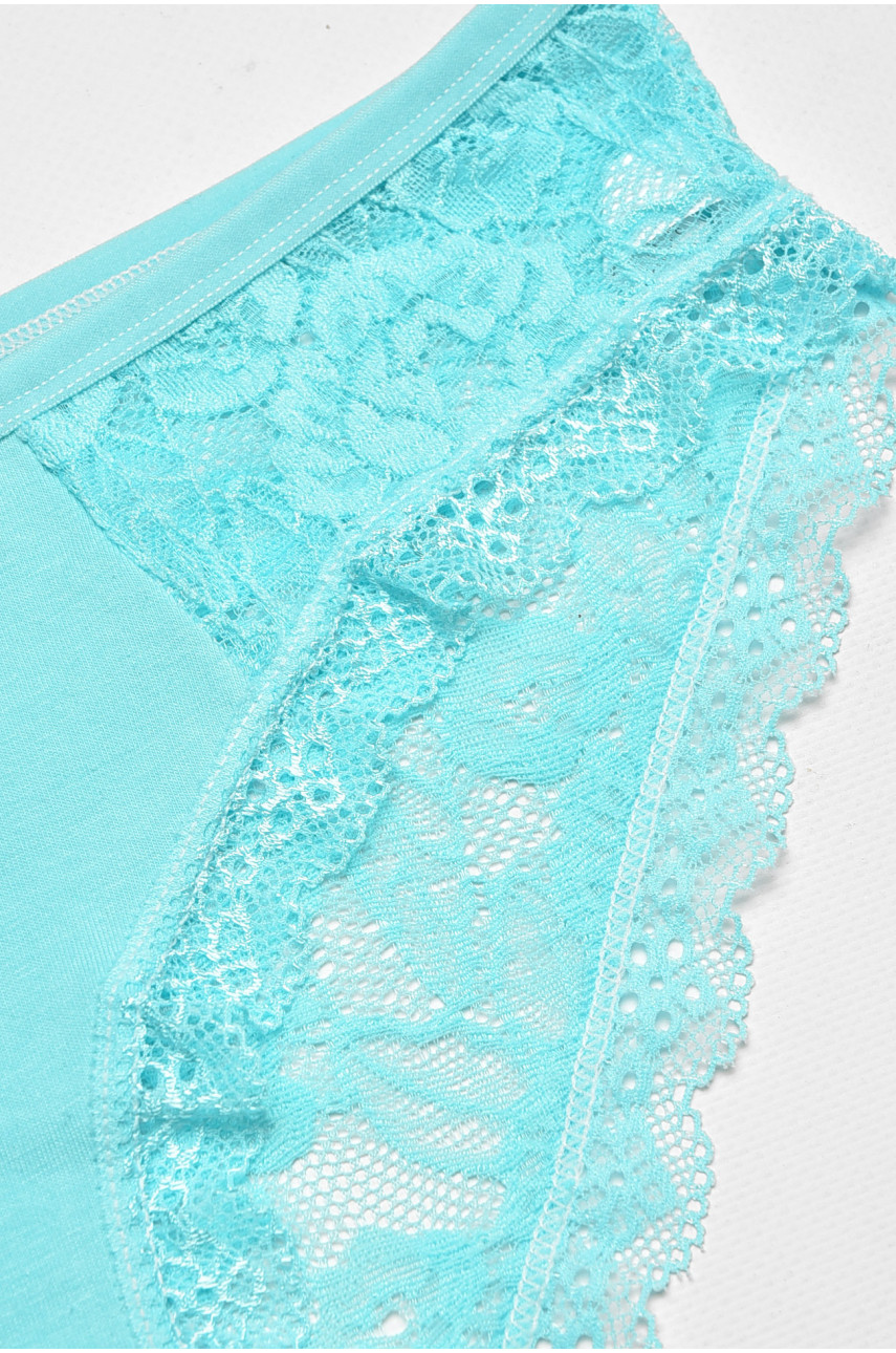 Трусы женские бирюзового цвета 0311 211857 Трусы женские бирюзового цвета 0311 211857