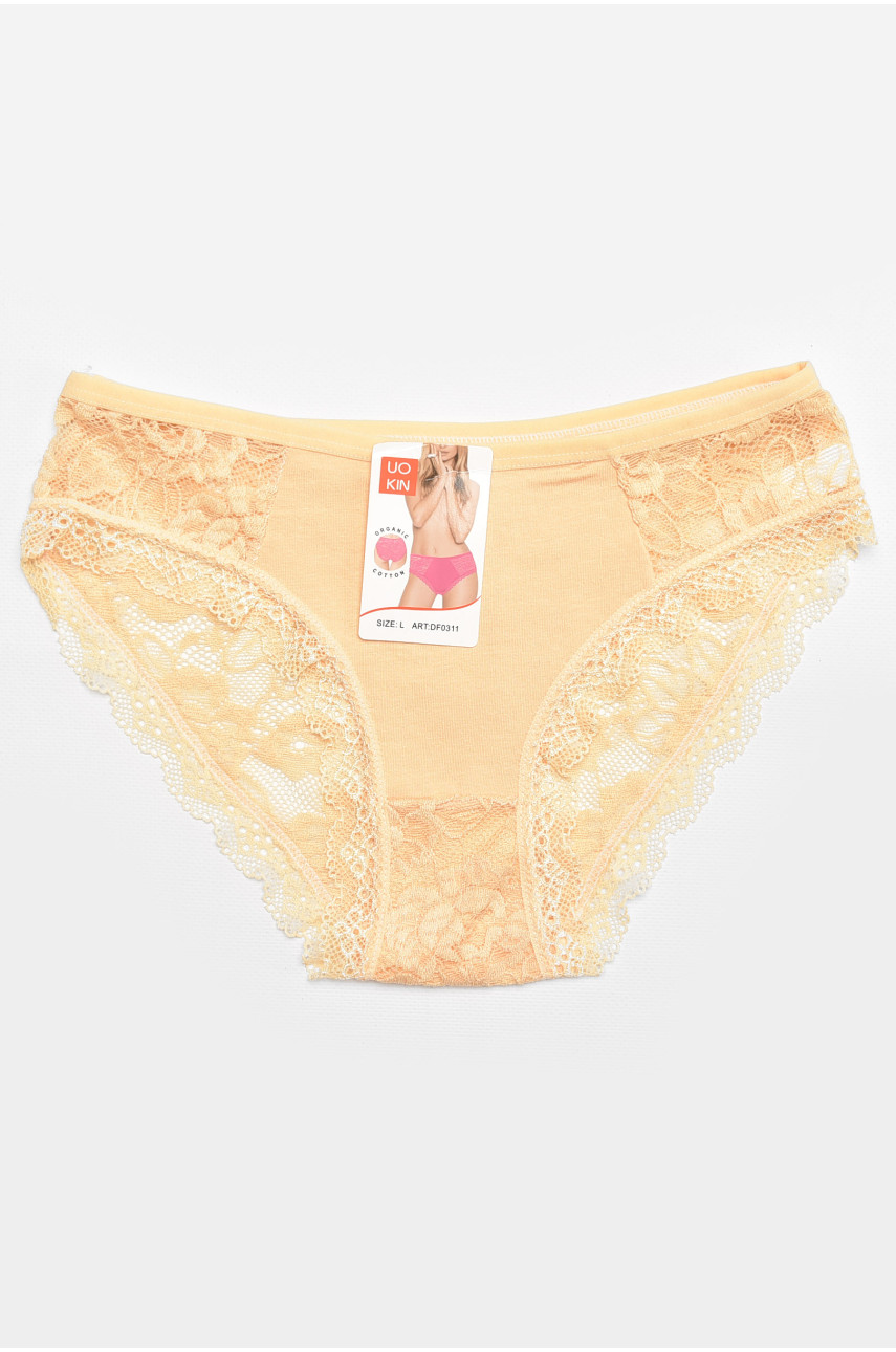 Трусы женские желтого цвета 0311 211858