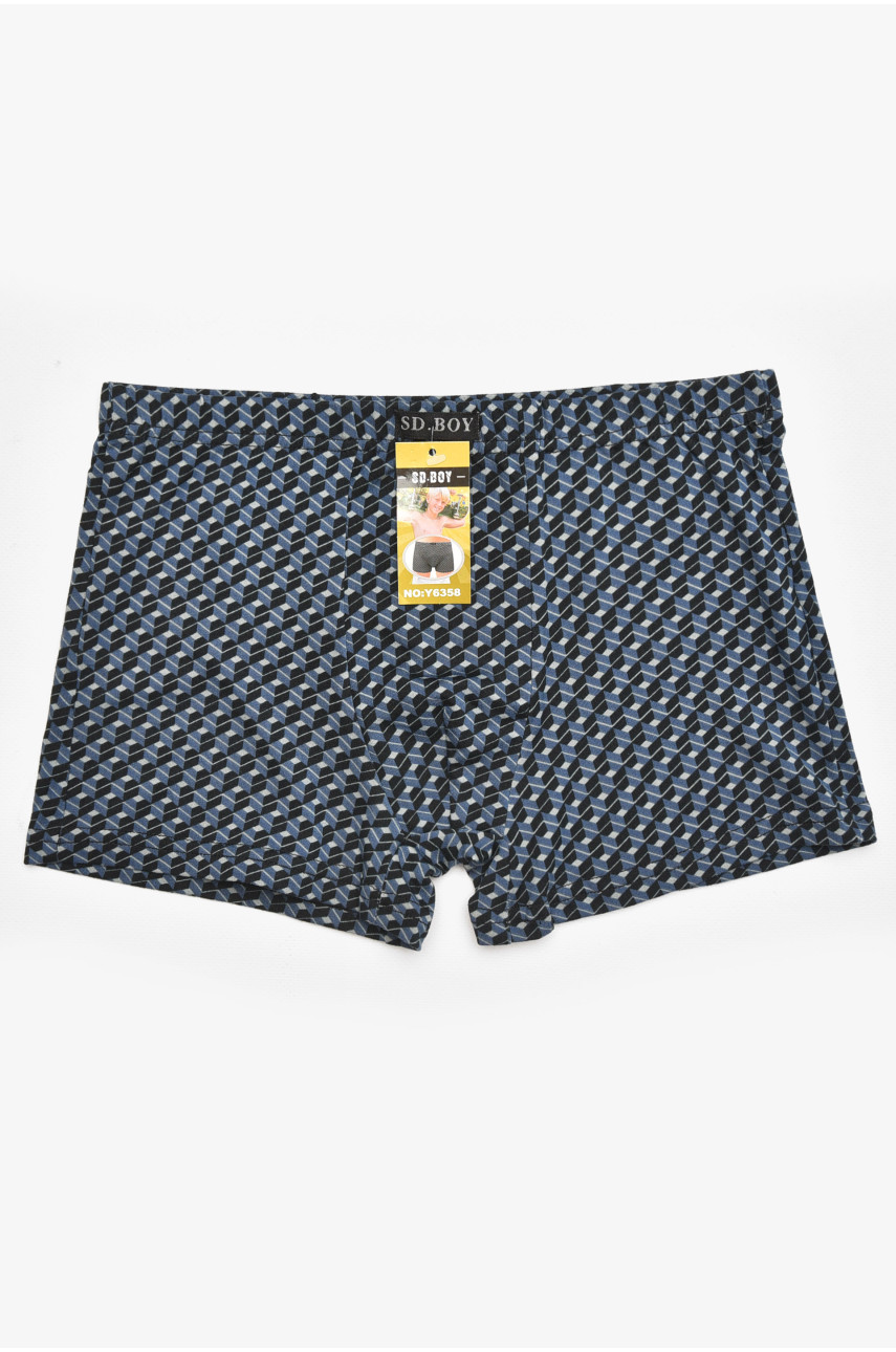 Боксеры детские для мальчика черного цвета с принтом Y6358 211873