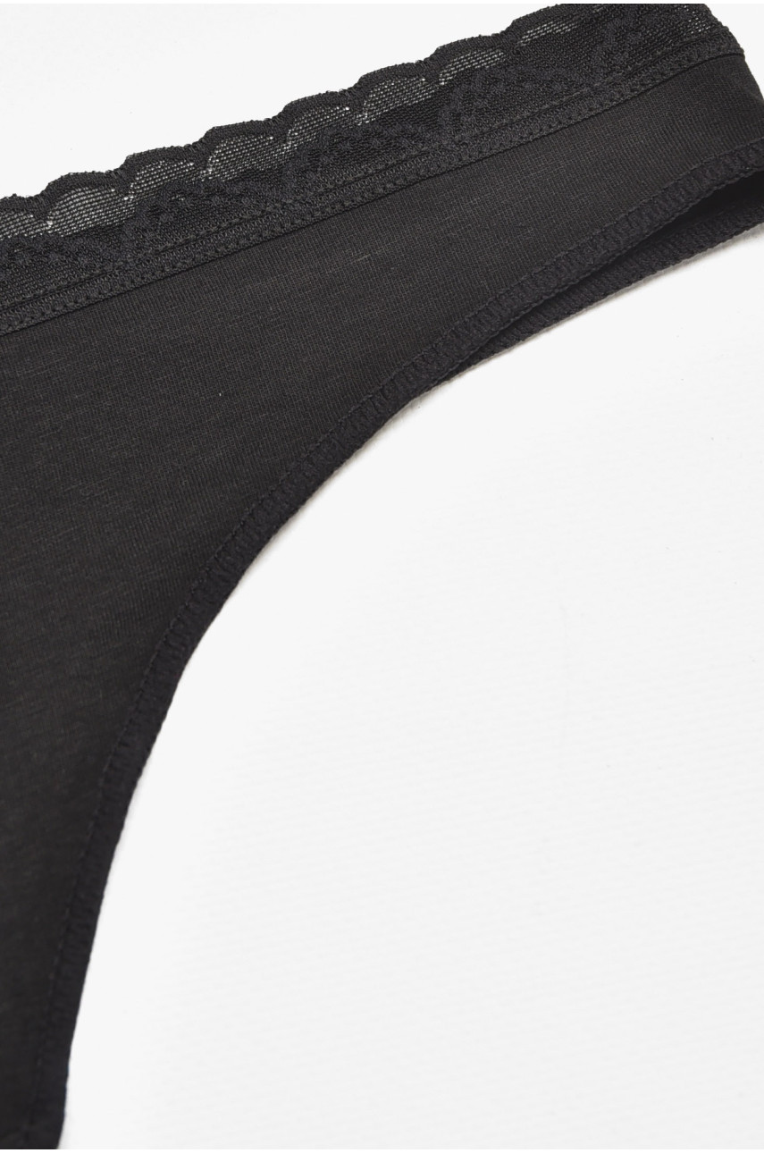 Стринги женские черного цвета 6225 211875 Стринги женские черного цвета 6225 211875