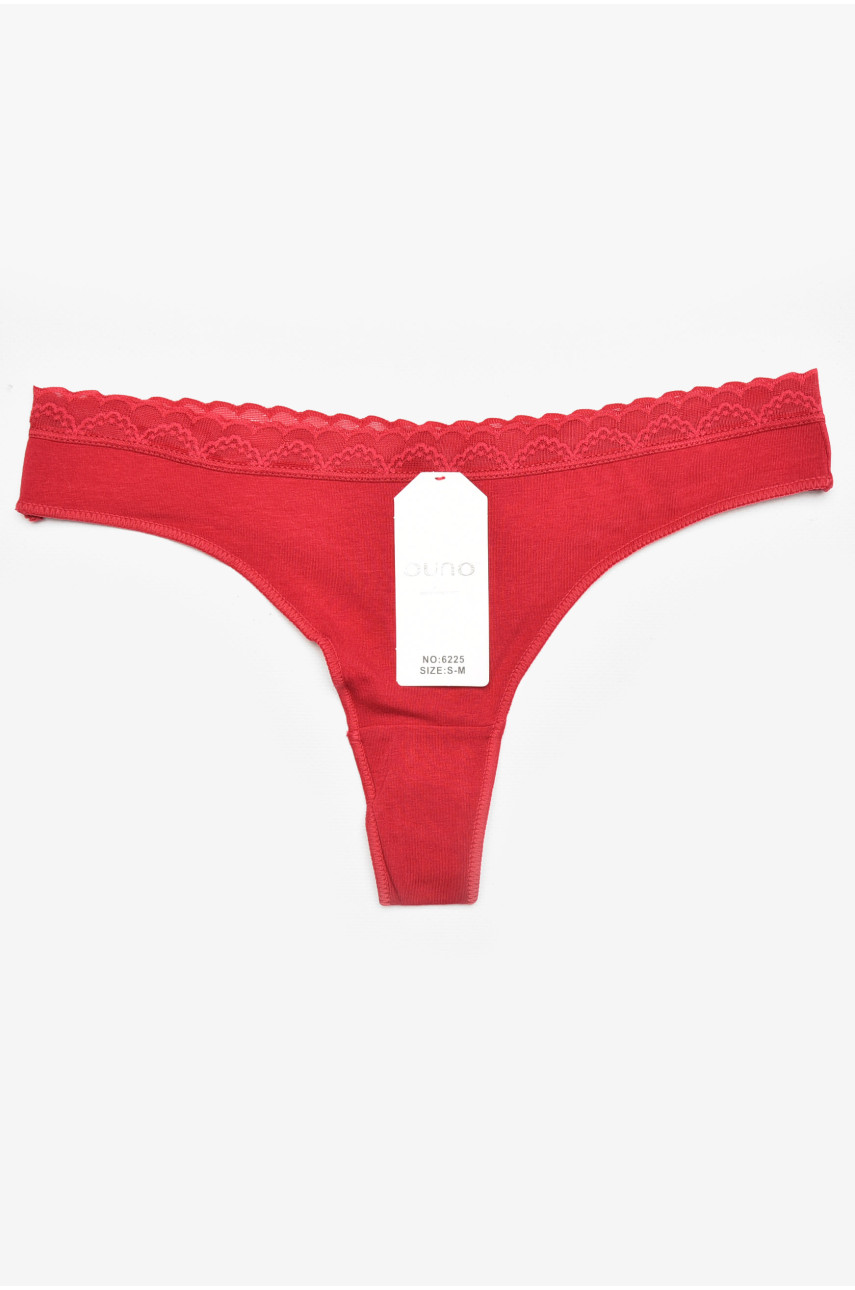 Стринги женские бордового цвета 6225 211877
