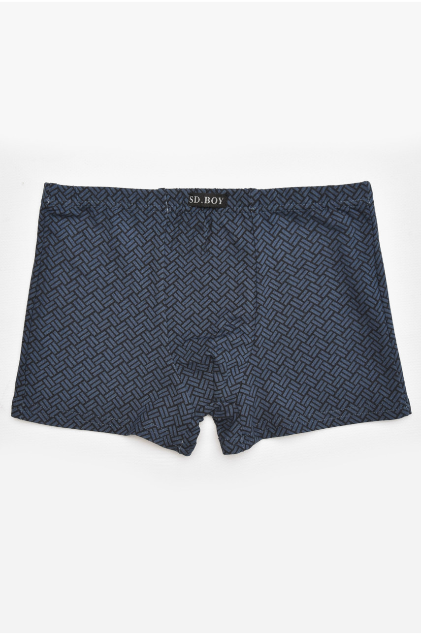 Боксеры детские для мальчика черного цвета с принтом Y6361 211878