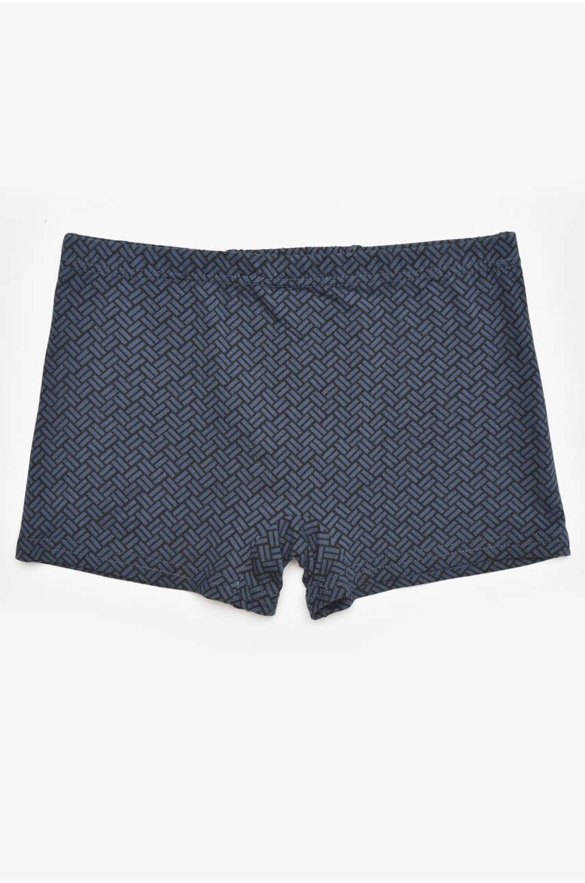 Боксеры детские для мальчика черного цвета с принтом Y6361 211878