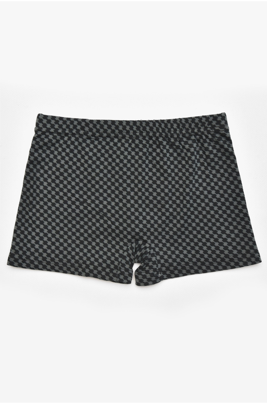 Боксеры детские для мальчика черного цвета с принтом Y6357 211881