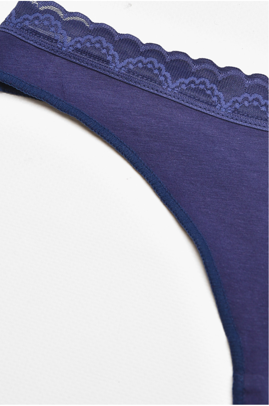 Стринги женские темно-синего цвета 6225 211883