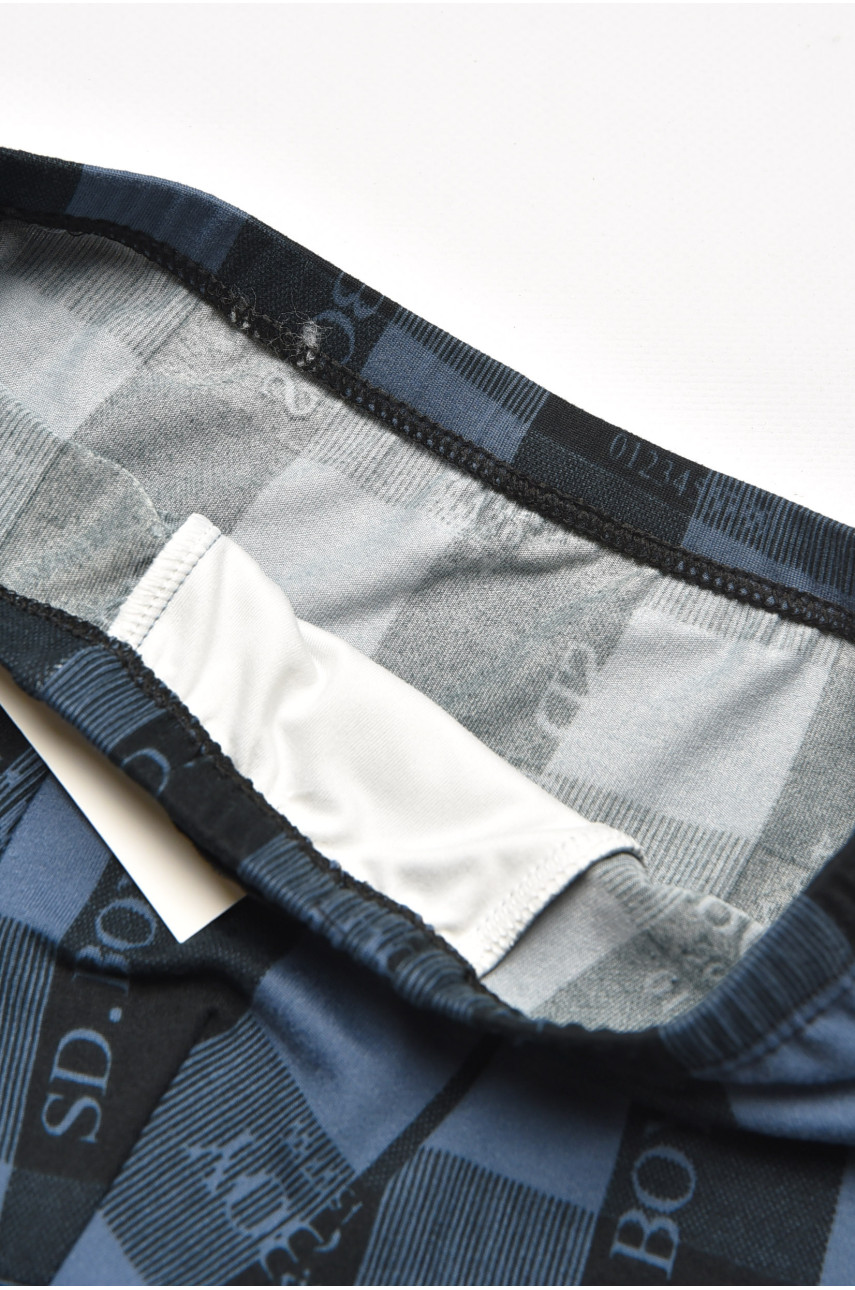 Боксери дитячі для хлопчика чорного кольору з принтом Y6360 211884