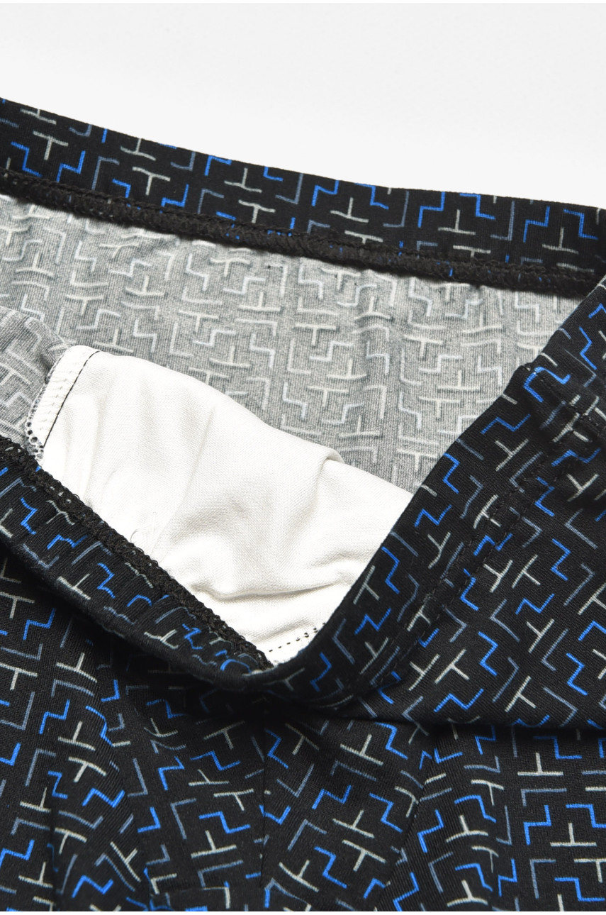 Боксеры детские для мальчика черного цвета с принтом Y6354 211890