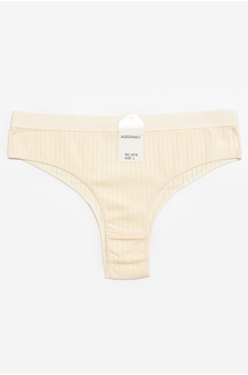 Трусы женские бежевого цвета 4578 211891
