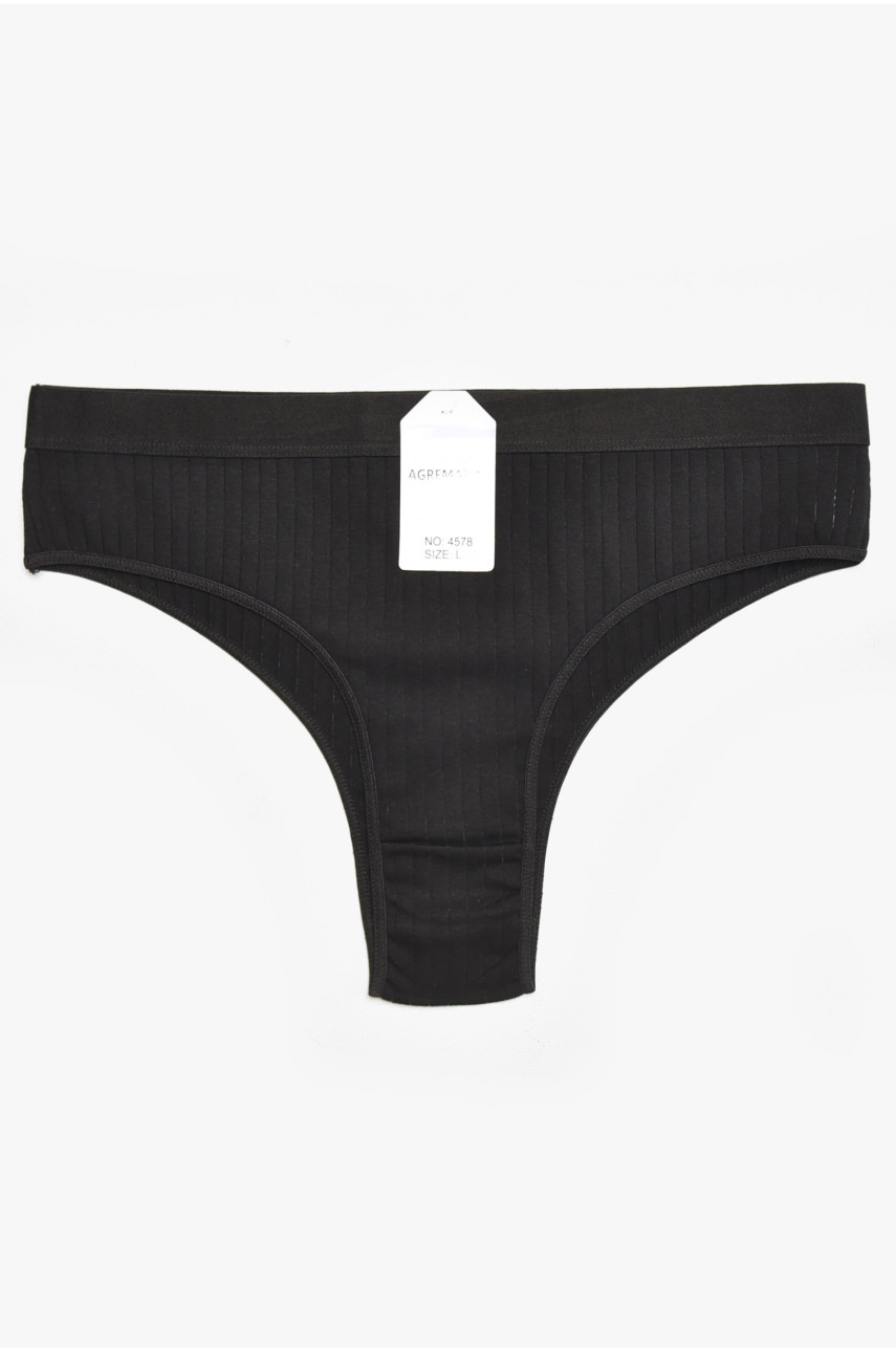 Трусы женские черного цвета 4578 211892