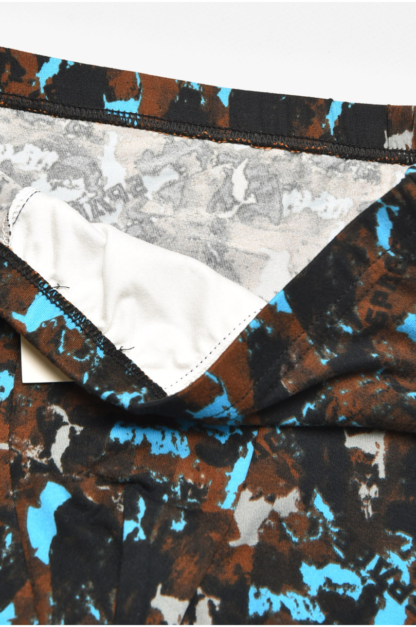 Боксеры детские для мальчика черного цвета с принтом Y6362 211898