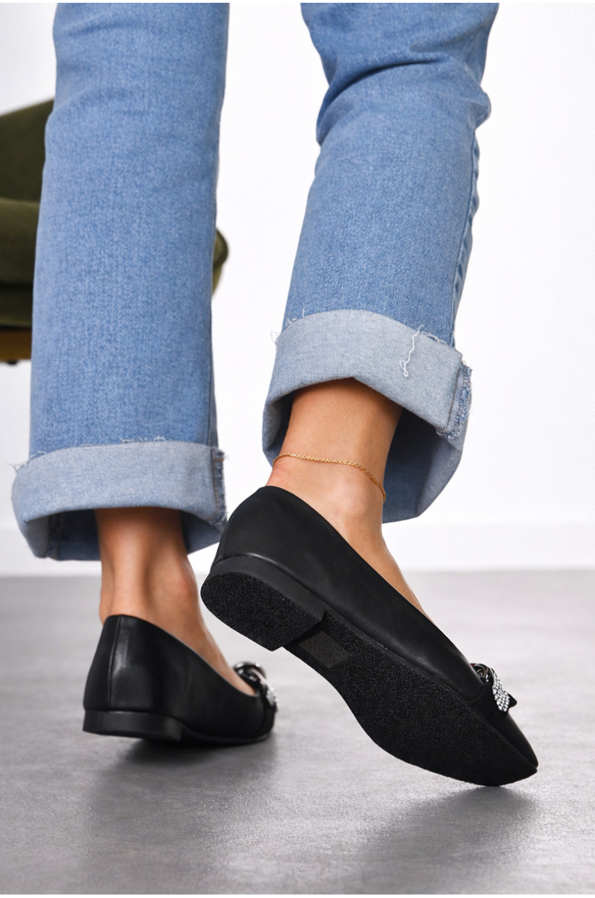 Балетки женские черного цвета 5601-15 211918